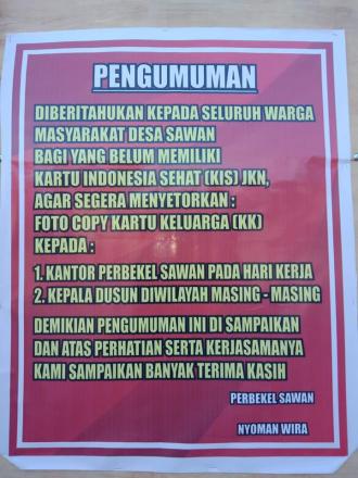 Sosialisasi Kartu Indonesia Sehat ( KIS ) JKN 